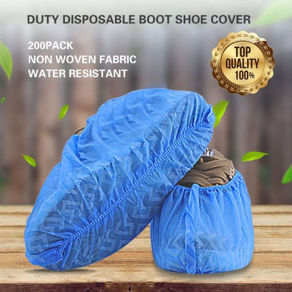 Disposable Shoe Covers Shoes Safety Cover Nonwoven Shoe Cover Black