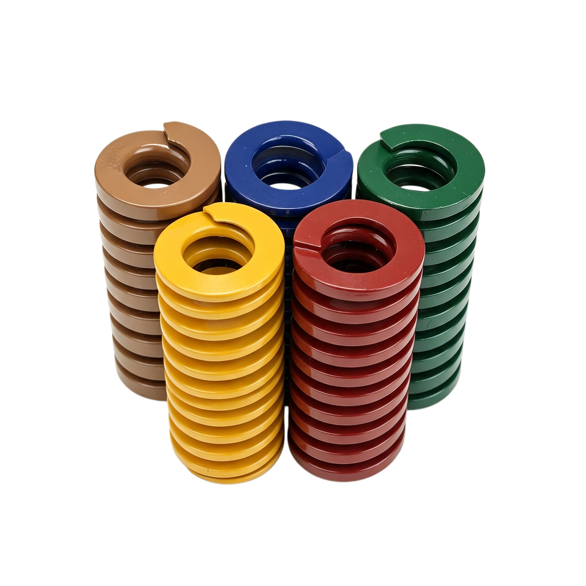 Rectangular Wire Compression Springs with High Load Capacity Superior Fatigue Resistance and Precision Manufacturing