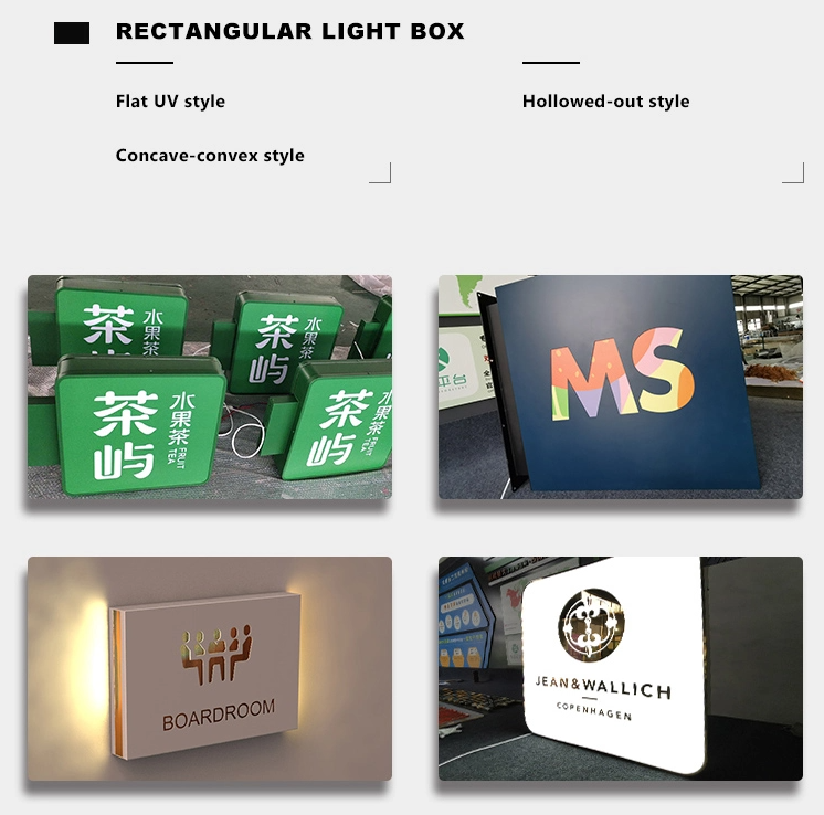 Luminous Round Advertising LED Light Box Outdoor Aluminum Acrylic For Shops