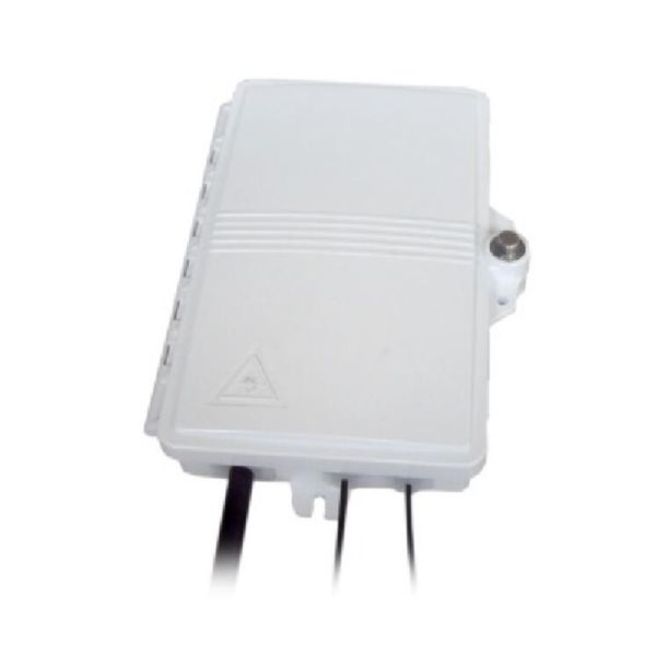 IP65 PC ABS FTTH Termination Box With 2 SC SX Port