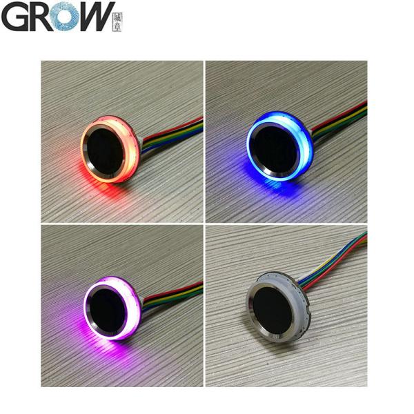 GROW K220+R502-A DC10-24V 管理者/ユーザー指紋アクセス制御ボード 0.5s-60s-通常開いたリレーの2つのリレー出力