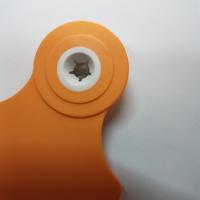 Prenda impermeable de las etiquetas de oído del ganado de EID Tamper Proof Female TPU