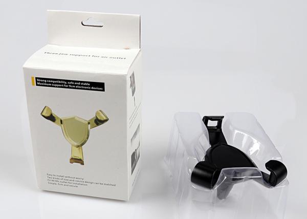 QI Fast Silicone ABS PC Car Mobile Holder , 360 Degree Mobile Phone Charger