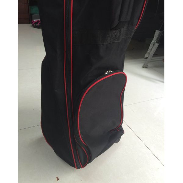 golf ravel bag with wheel , golf bag , nylon golf bag , ravel golf bag