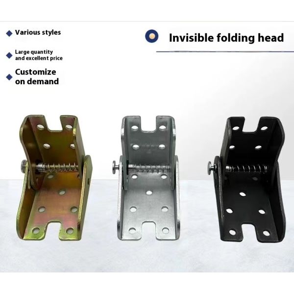 Furniture Connection Accessories 90-degree Self-locking Bracket Table Leg Folding Hinge Lock Extension Bracket