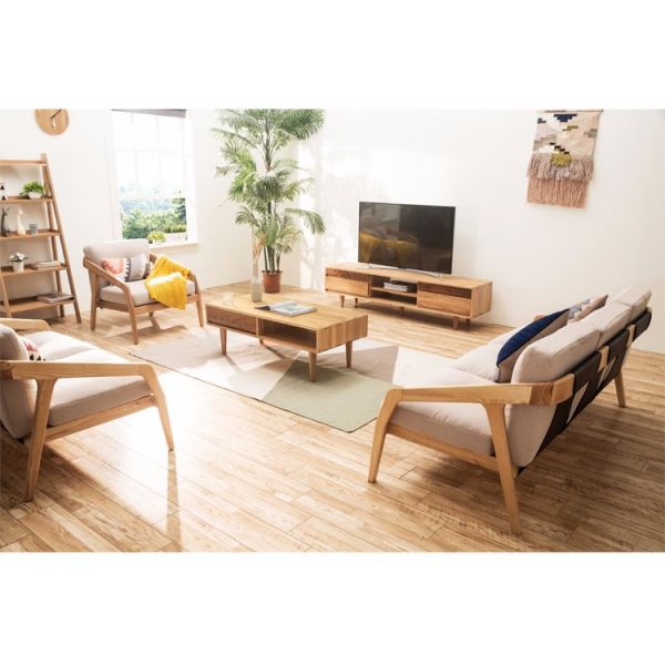 Coffee Table Design Solid Wood Living Room Modern Furniture  FL-B006-C