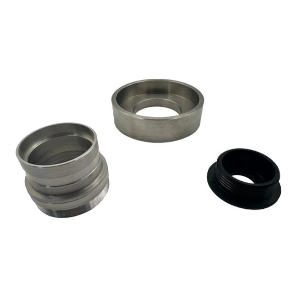 Piezas de torneado y fresado CNC de acero inoxidable, aluminio y titanio / Piezas de mecanizado CNC de precisión personalizadas