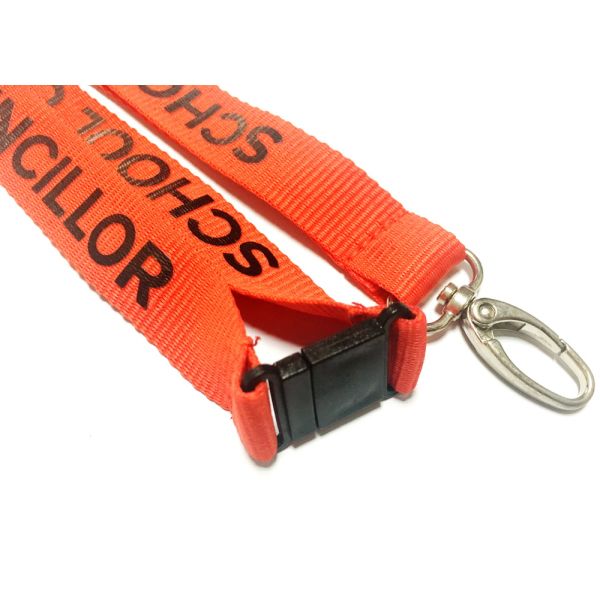 Egg Hook Custom Polyester Lanyards Promotional Gift 900*20mm For Any Events