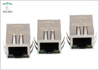 Ponto de entrada da mola da aba do IEM mais o conector integrado do Magnetics RJ45 Jack com diodo emissor de luz