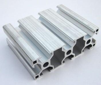 6005 / 6063 T5 expulsaram a moldação de alumínio, cadeia de fabricação perfil para as peças eletromecânicas