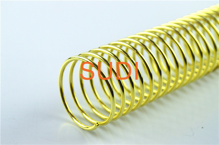Покрытая бандажная проволока петли тангажа 8mm размера золота 32mm двойная
