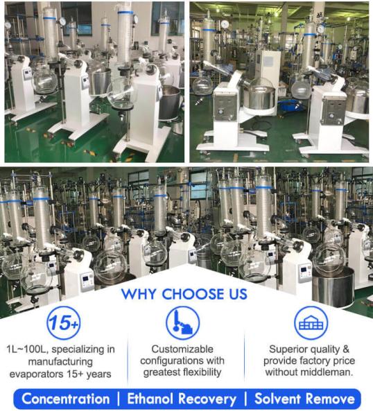GG3.3 20 Liter Rotovap Distillation 10L 20L Evaporation Lab