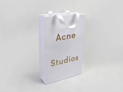 Luxury Dyed Paper Garment Shopping Bags Letter Print Paper Bag