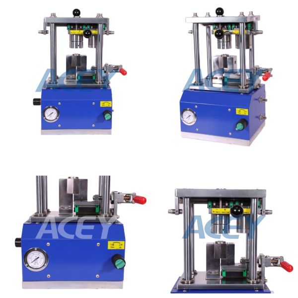 Precision Pneumatic Cylindrical Battery Sealing Machine For Cylindrical Cell Assembly