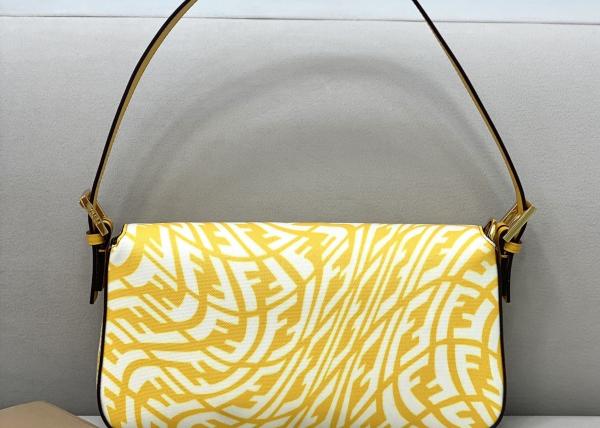 Newest F Letters Pattern Printing Single Strap Shoulder Bag 3D Effect Underarm Bag