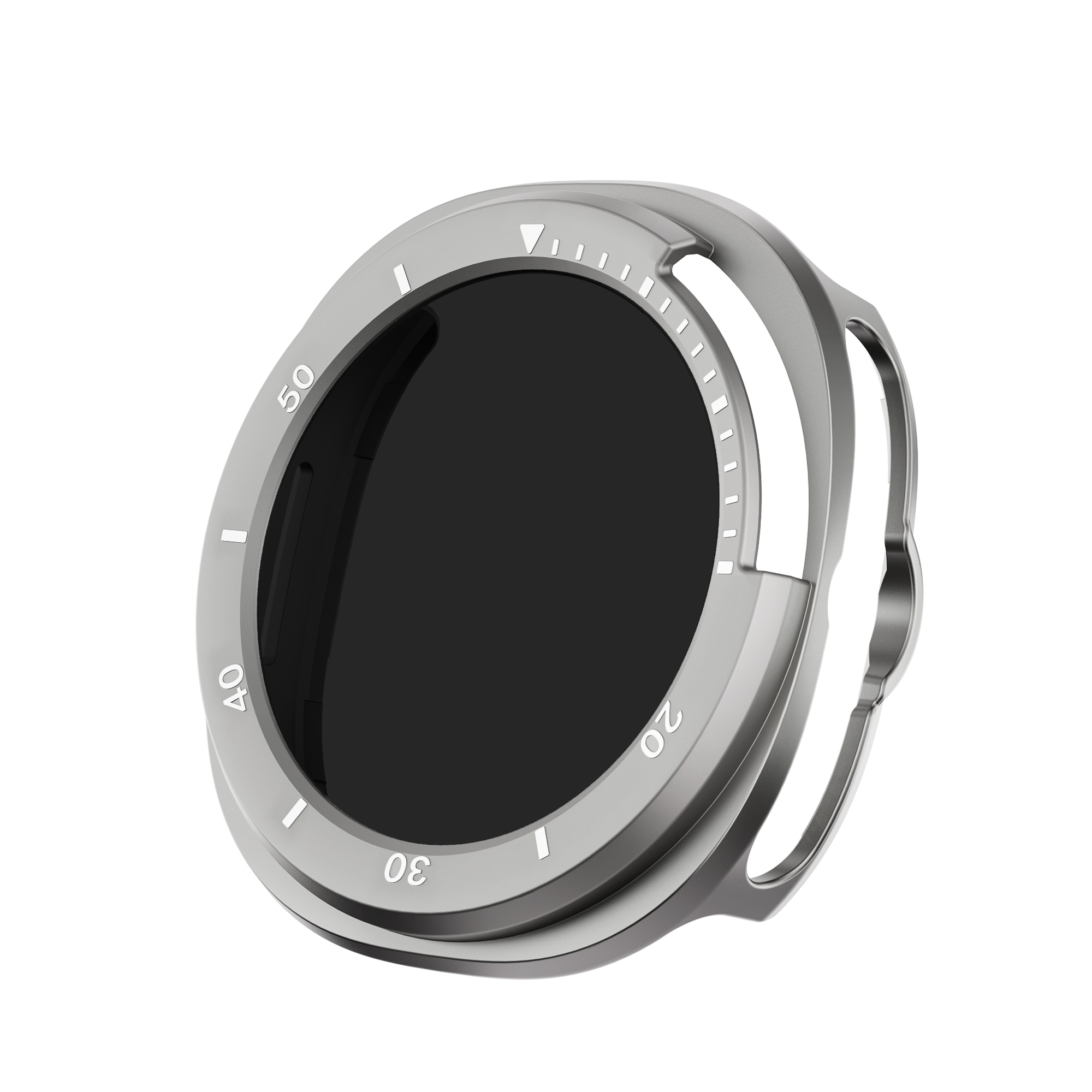 Anti Spy Tempered Glass Case With Scale for Samsunhg Galaxy Watch 8 Classic  Watch Cover Case Accessories
