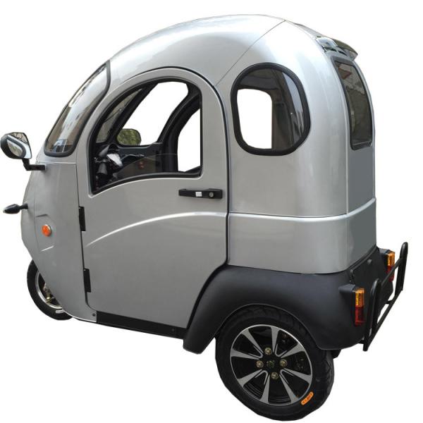 Adult Disabled 3 Wheel Electric Tricycle 72V Plastic Cabin Electric Scooter Car