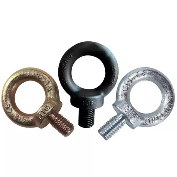 M30 M33 M36 Mill Steel  Eye Bolt Carbon Steel Grade8.8 10.9 12.9 Blue White Yellow Galvanized