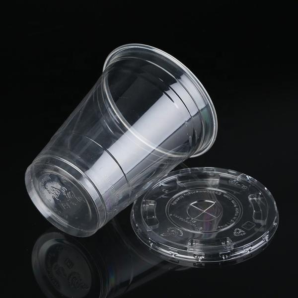 Eco-Friendly Disposable Cups Clear PLA Cups for Takeout in Restaurants