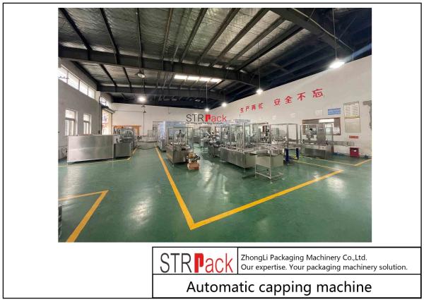 Automatic Bottle Capping Machine With 20 - 100mm Bottle Diameter 50 - 60 Bottles/Min Capping Speed