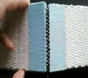 9mm High Speed Corrugator Belt Steel / Rubber Filled Joint For Cardboard