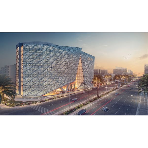 Cladding Planks For Curtain Wall Metal Curved Architectural Aluminium Perforated Panel Outdoor Modern Build Wall