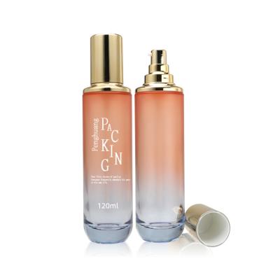 Garrafa de vidro extravagante etc. 120ml da bomba da loção feito-à-medida