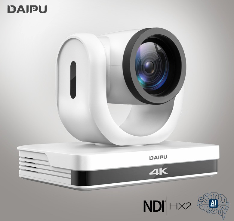 Live Streaming System PTC-20NK NDI HX2 PoE HD-MI 3G-SDI 4K30 UHD IP Auto Tracking PTZ Camera