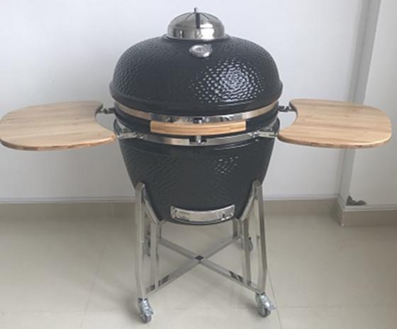 Egg Shaped 525mm Grid 24 Inch Kamado Ceramic Grill