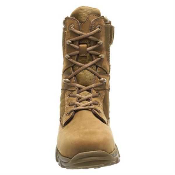 Проложенный разрыв Браун воротника анти- кроет кожей тактическую жаркую погоду ботинок