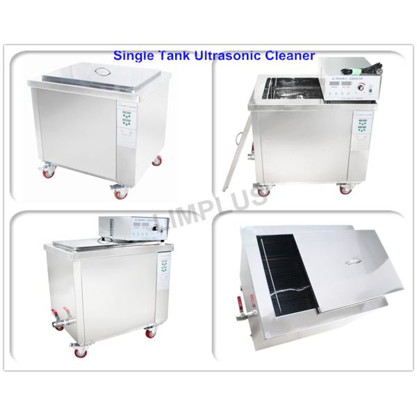 Industrial Stainless Steel 28kHz Ultrasonic Cleaning Machine With Rinsing Drying Tank