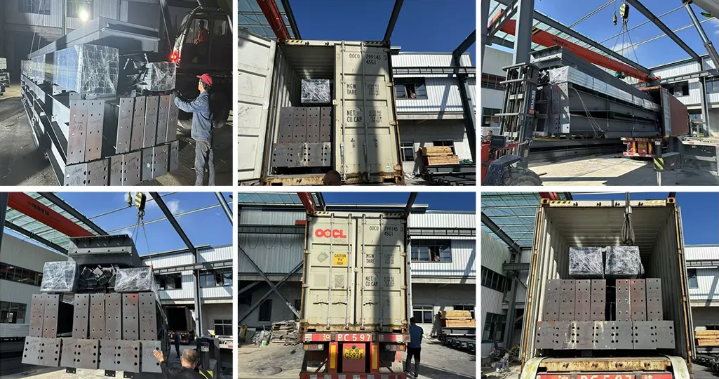 Edificios industriales con estructura de acero, ecológicos y duraderos, fabricación, logística y almacenamiento, diseño de parques industriales