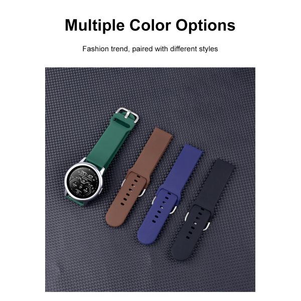 Solid Color Smartwatch Silicone Strap · Silky Smooth Feel | Customizable Logo And Colors - China Wholesaler SHX