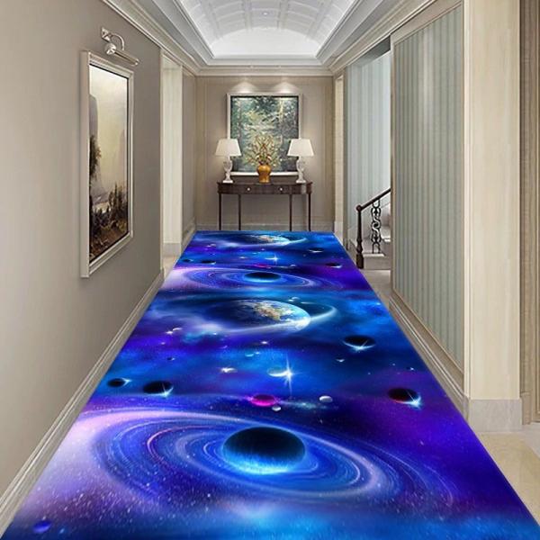 3D Printed Commercial Floor Mat Carpet Runner For Hallway 60cm 80cm 100cm width