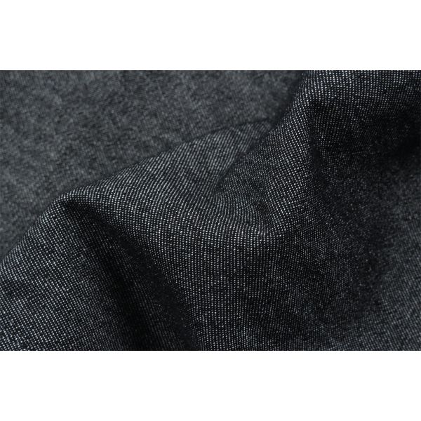 5 Onces 100% Cotton Black Color Rigid Denim Jeans Fabric For Shirts