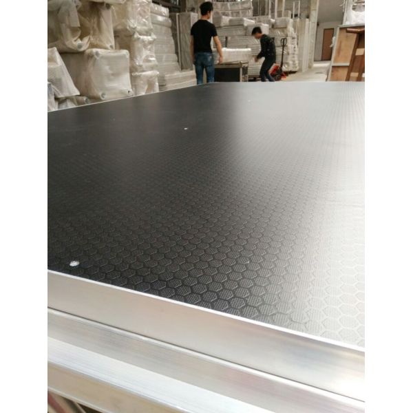 4*8 Feet Assembly Outdoor Used Portable Anti slip Aluminum and Wooden Wedding Stage