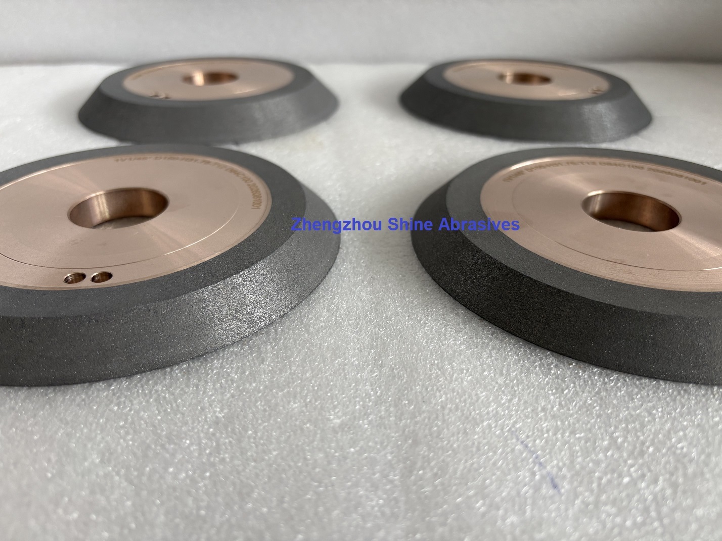 Shine Abrasives CNC Grinding Wheels D64 1V1 Diamond Wheel fluting.