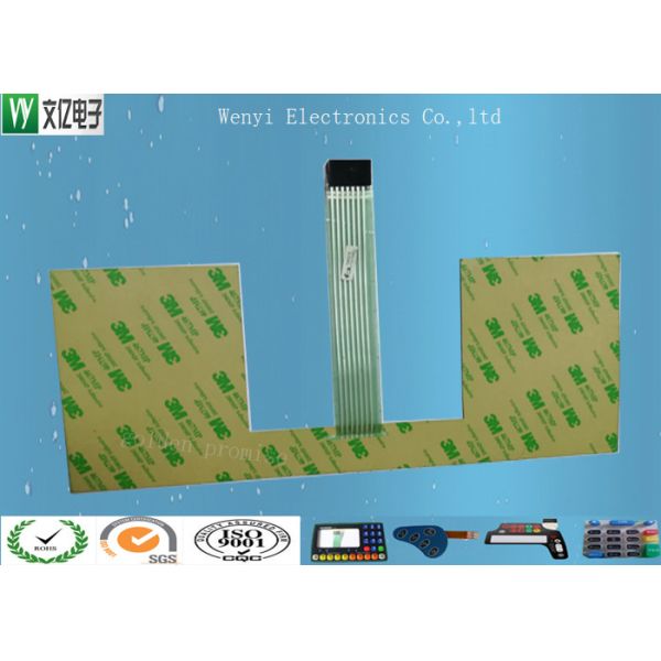 膜スイッチ、注文の膜スイッチ パッドを浮彫りにするFPC 3のキー