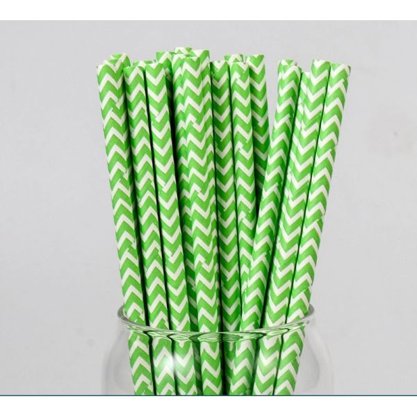 Straight Style Disposable Creative Juice Cocktail Art Paper Party Table Straw for Party