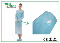 Vêtements de protection jetables CPE standard CE / Vêtements chirurgicaux CPE bleus Pour l' utilisation à l' hôpital