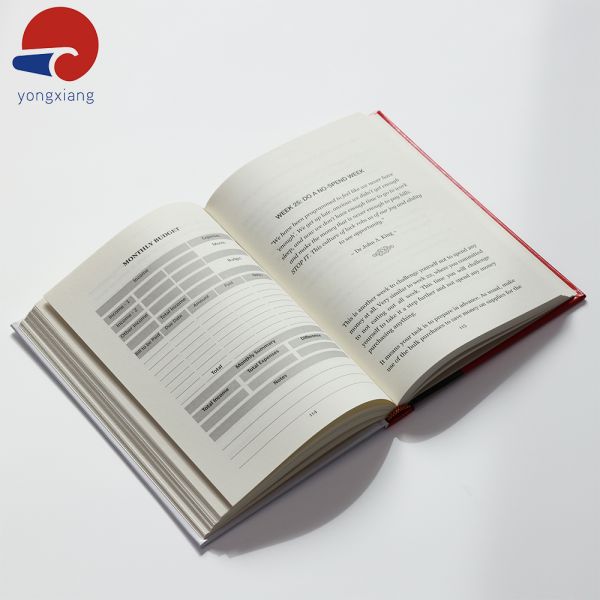 Custom Sizes Linen Bound Books Matte / Glossy Hardcover Planner Printing
