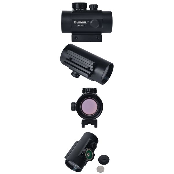 1X40 Tactical Red Green Reticle Reflex Sight with Maximum Output Power 0