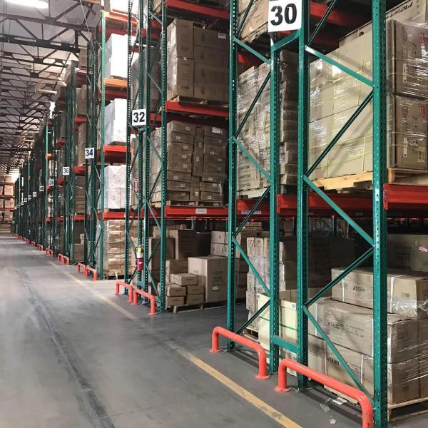 Rayonnage à palettes en acier robuste, capacité 500-5000 kg, stockage d'entrepôt