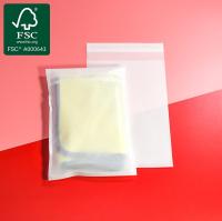 Paper Glassine Bags Biodegradable Garment Bags For T-Shirt And Clothes Packaging