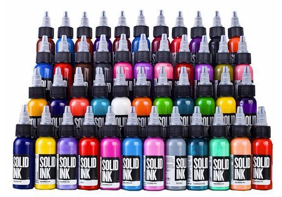 Original Solid Ink Deep Black Color Tattoo Ink