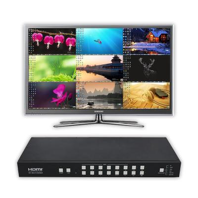 9x1 HDMI Multi Viewer HDMI Seamless Switcher 9 Channels For Monitoring
