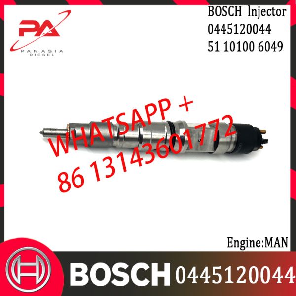 Injetor comum diesel original 0445120044 do trilho de BOSCH 0445120026 0445120030 51101006049 51101006047 para o motor do HOMEM