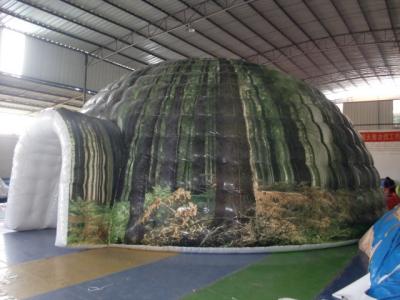 紫外線の気密の印刷されたキャンプの膨脹可能なテントの外-抵抗