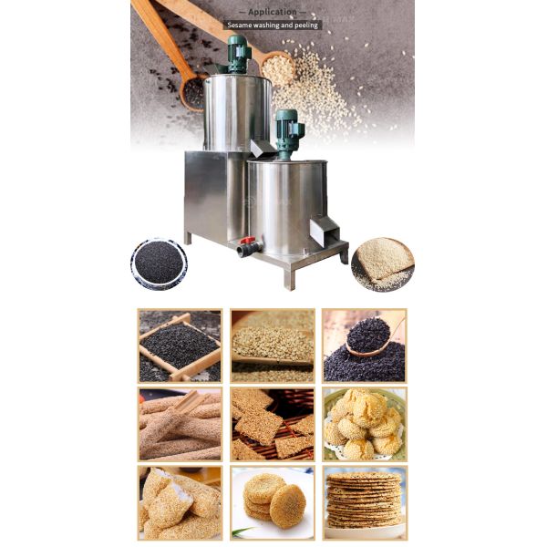 Upgrade Your Snack Food Maker with Advanced Sesame Seeds Peeling Separator Machine