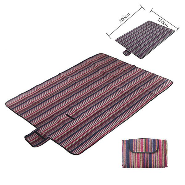 Outdoor Camping Style Waterproof Polyester Foldable Picnic Blanket for Custom Design